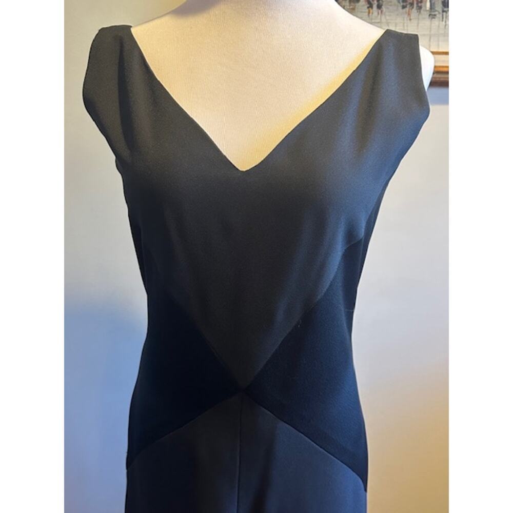 Cesar Galindo New York Fashion Week Black Column Gown Sz 10 EUC MSRP $3,000 - Picture 3 of 5